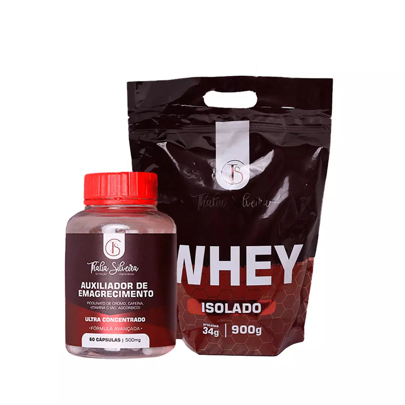 KIT Whey + Auxiliador de Emagrecimento